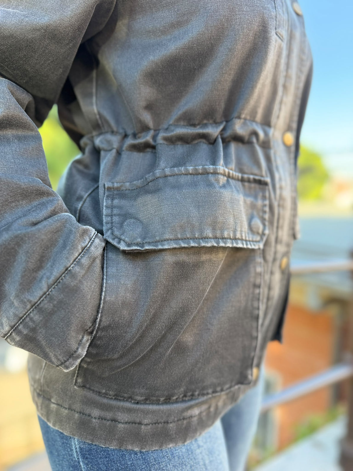 giubbotto cerato donna