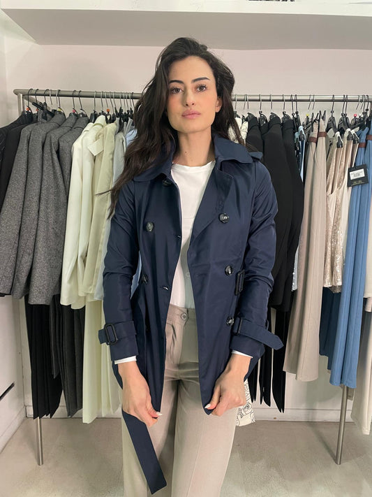 Trench Corto Donna Primavera