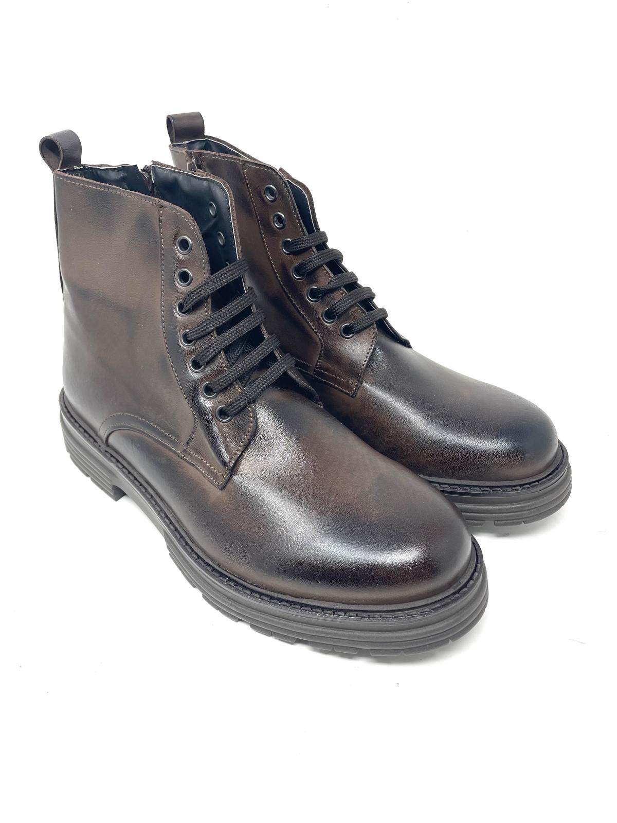 Anfibio Uomo in Vera Pelle Made in Italy – Zip e Fondo Alto Leggero