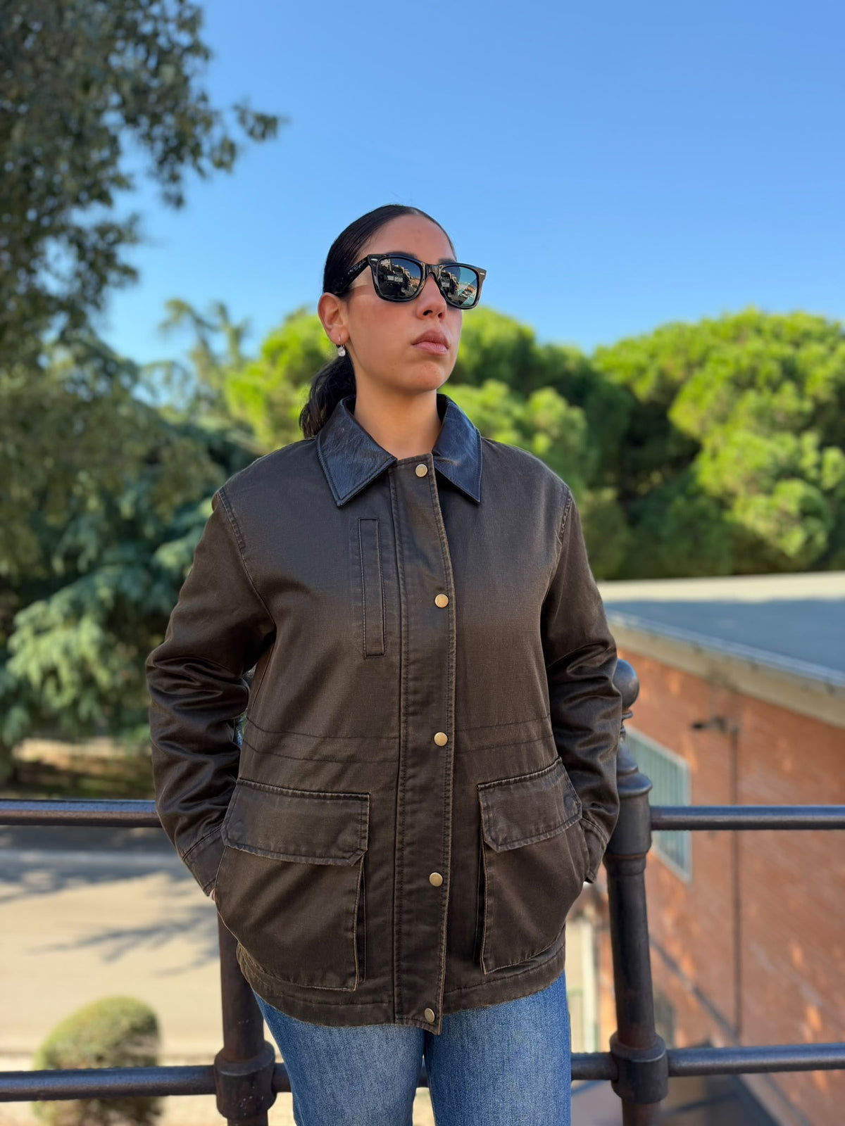 giubbotto cerato donna