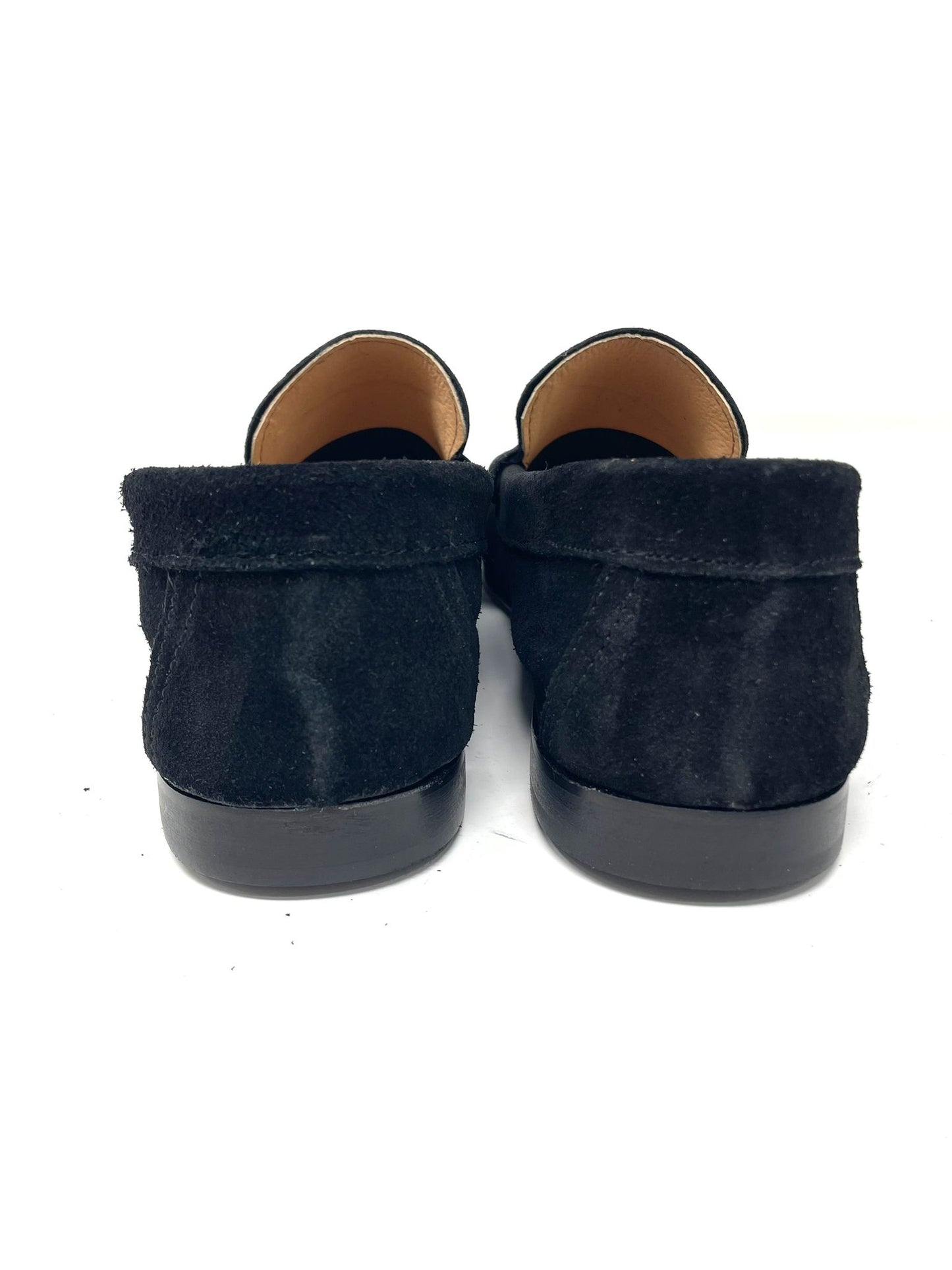 Mocassino pinzato da uomo realizzato in vera pelle scamosciata effetto vintage