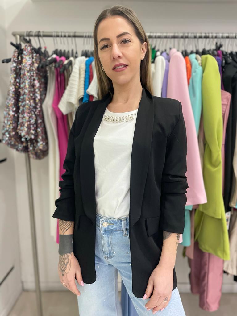 3/4 length blazer jacket