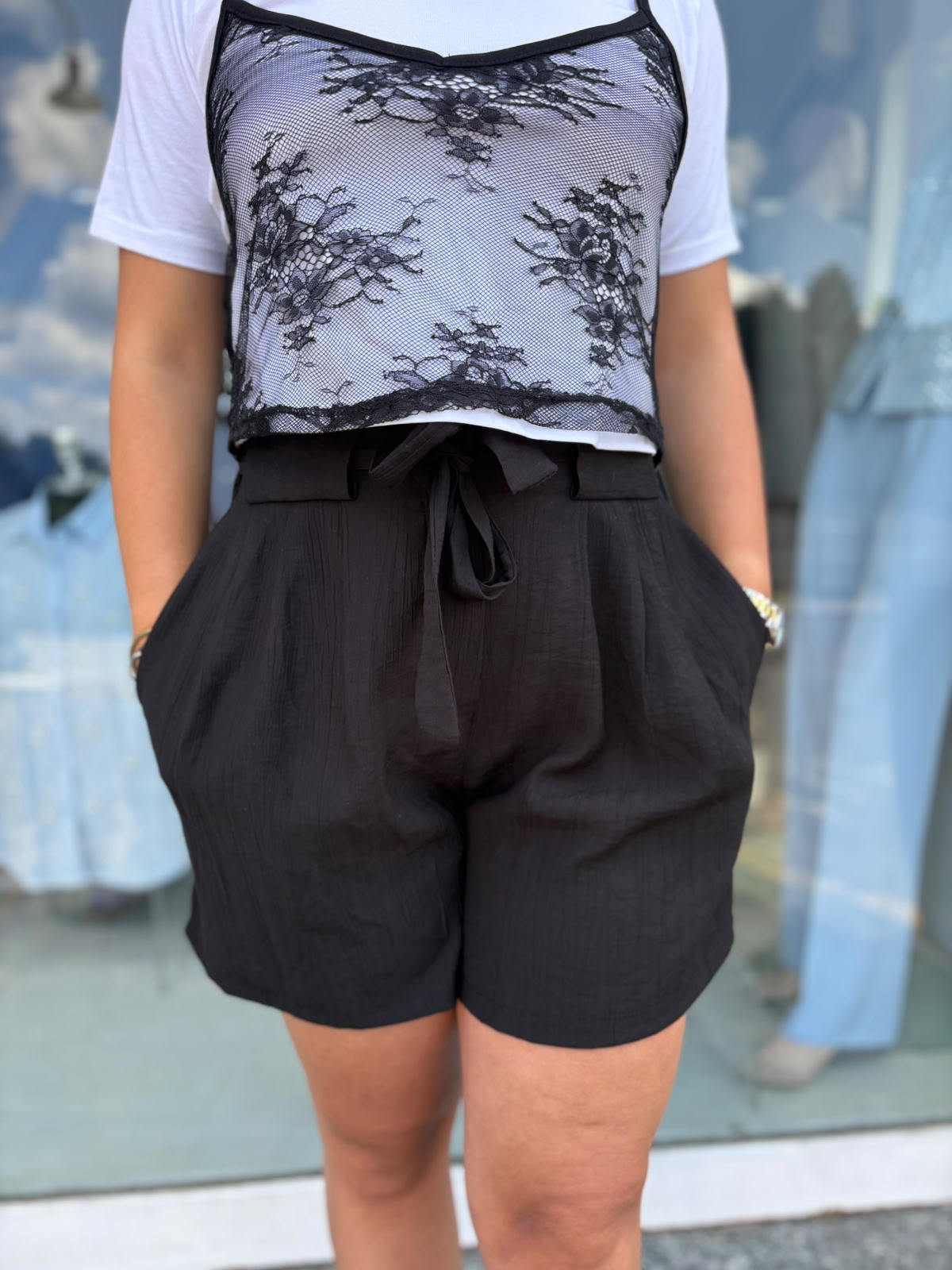 Shorts Donna Leggeri con Cintura