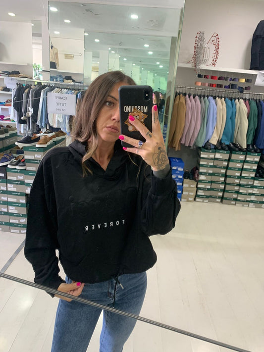 Felpa crop forever