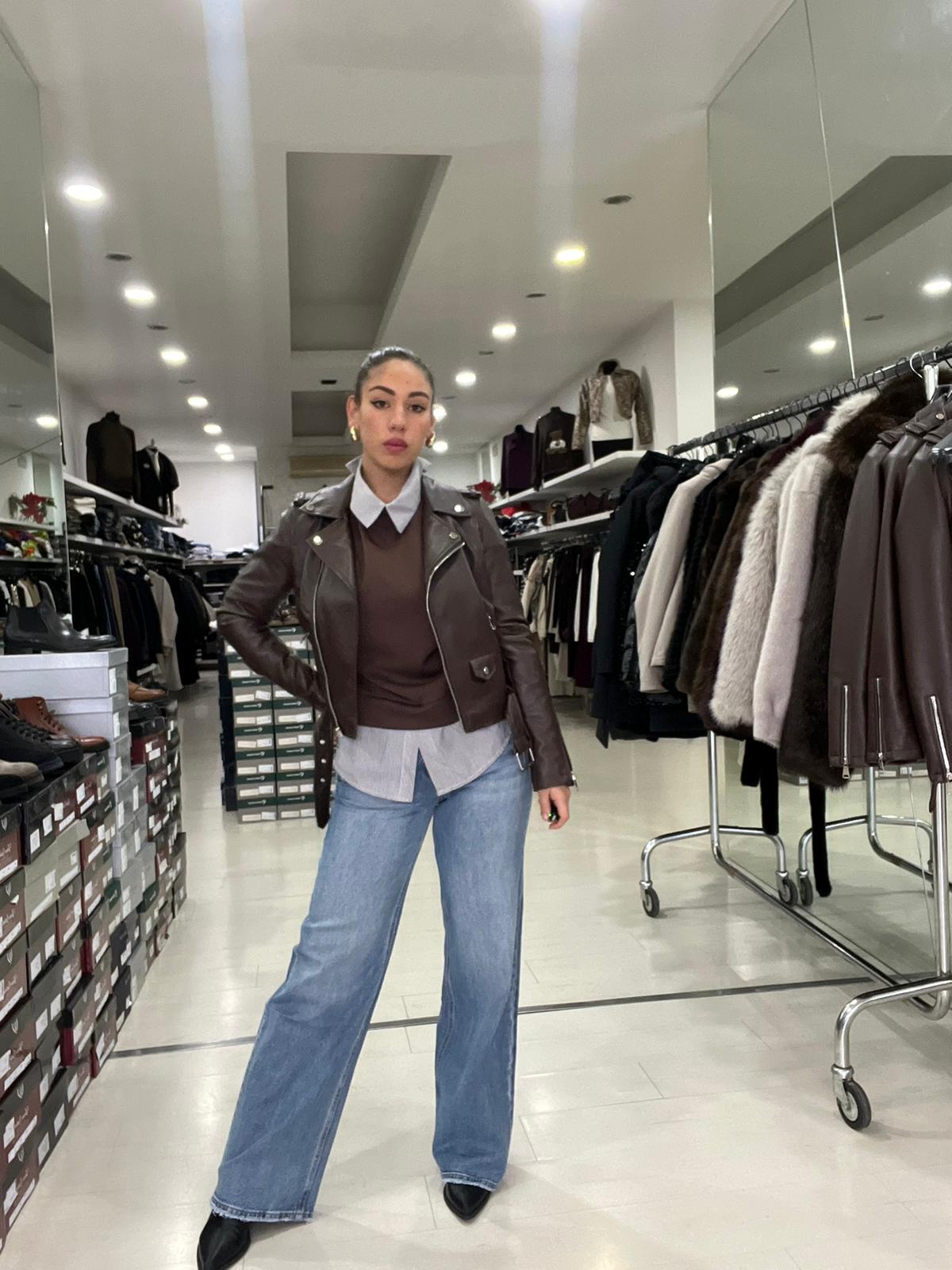 Chiodo donna ecopelle