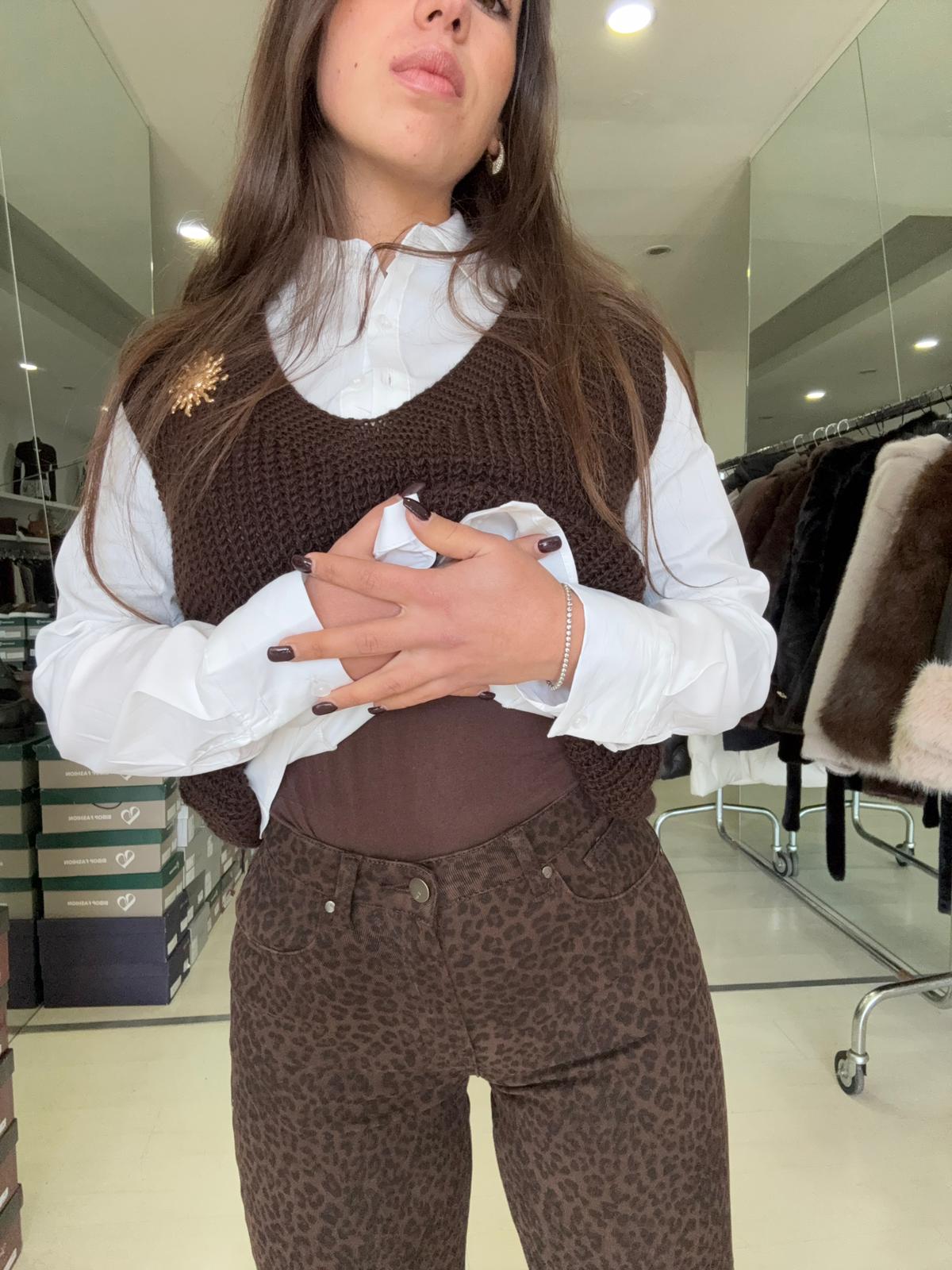 Pantalone Donna Lag Flat – Fantasia Maculata