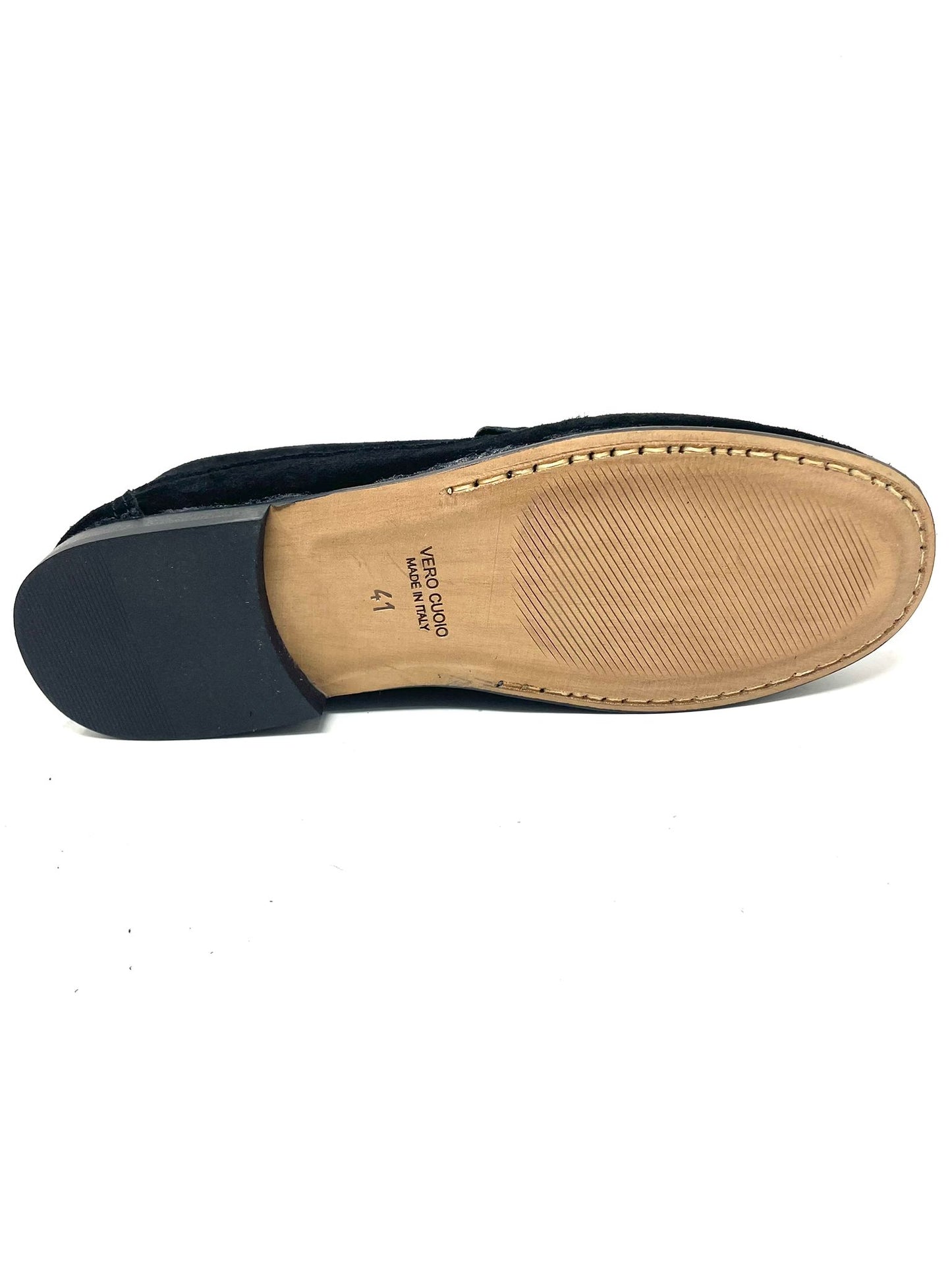 Mocassino pinzato da uomo realizzato in vera pelle scamosciata effetto vintage