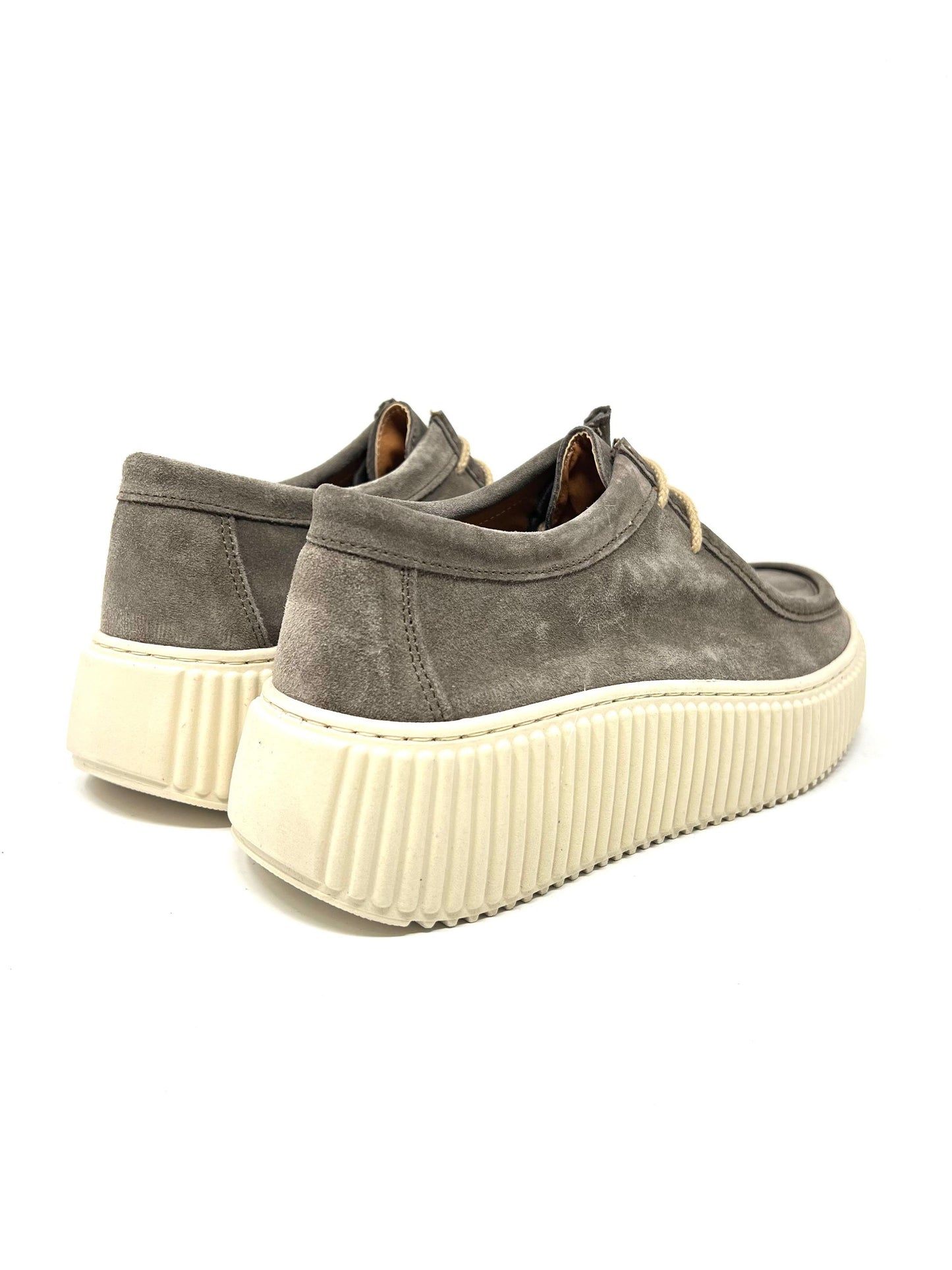 Scarpa Uomo in Pelle Scamosciata – Made in Italy, Zeppa 5 cm