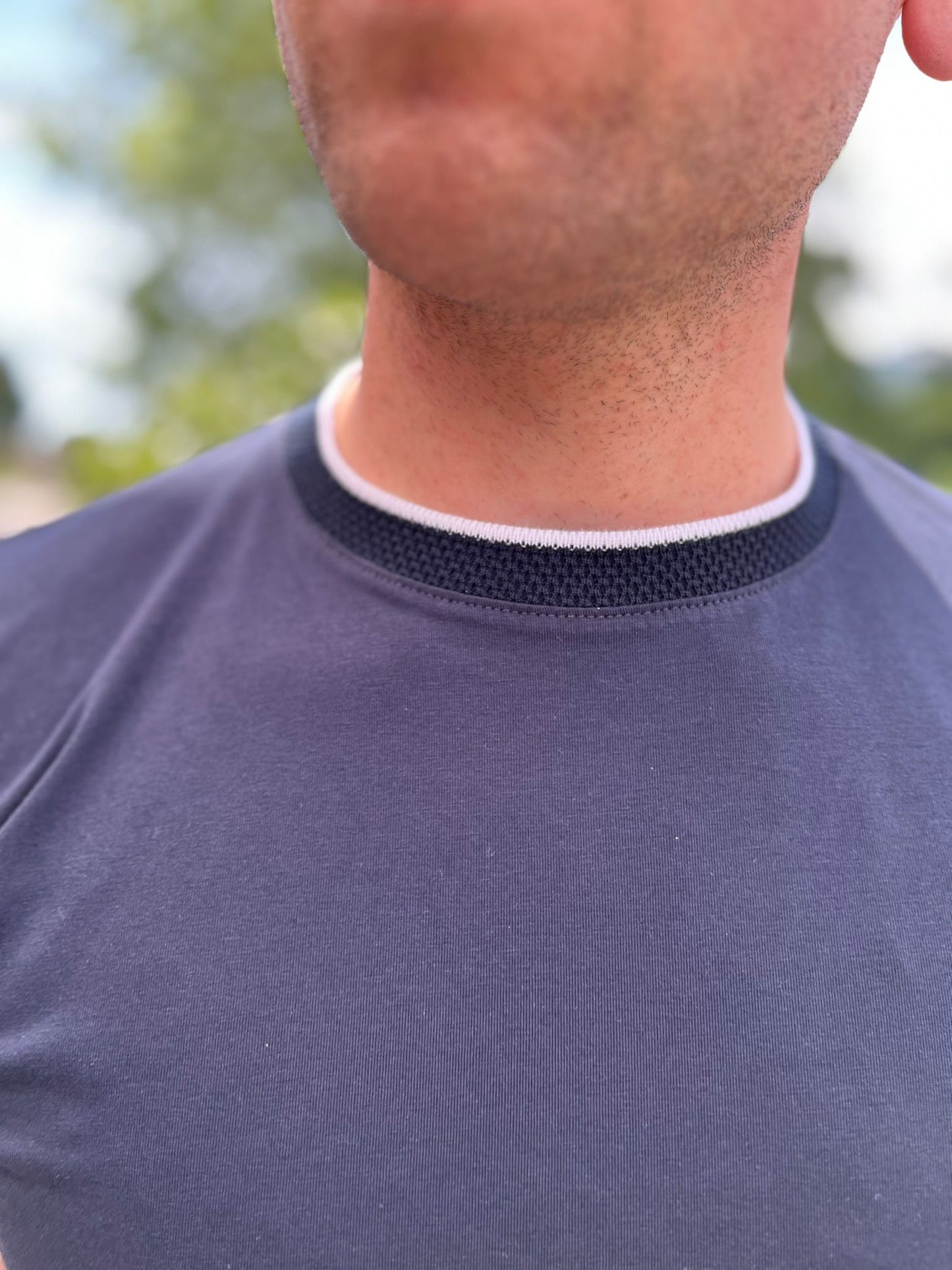 T-Shirt Uomo Girocollo in Filo
