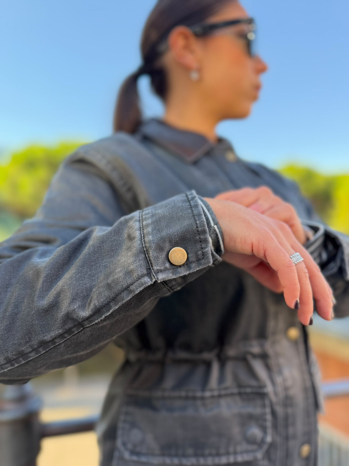 giubbotto cerato donna