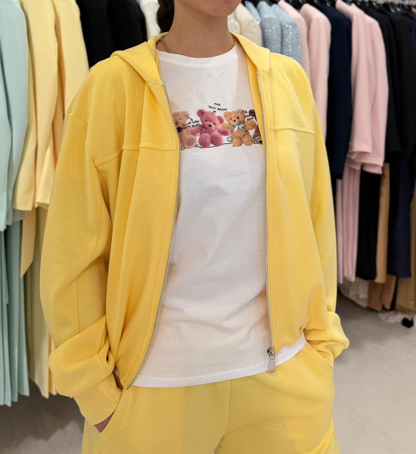 Maglia Teddy con Stampa – Donna
