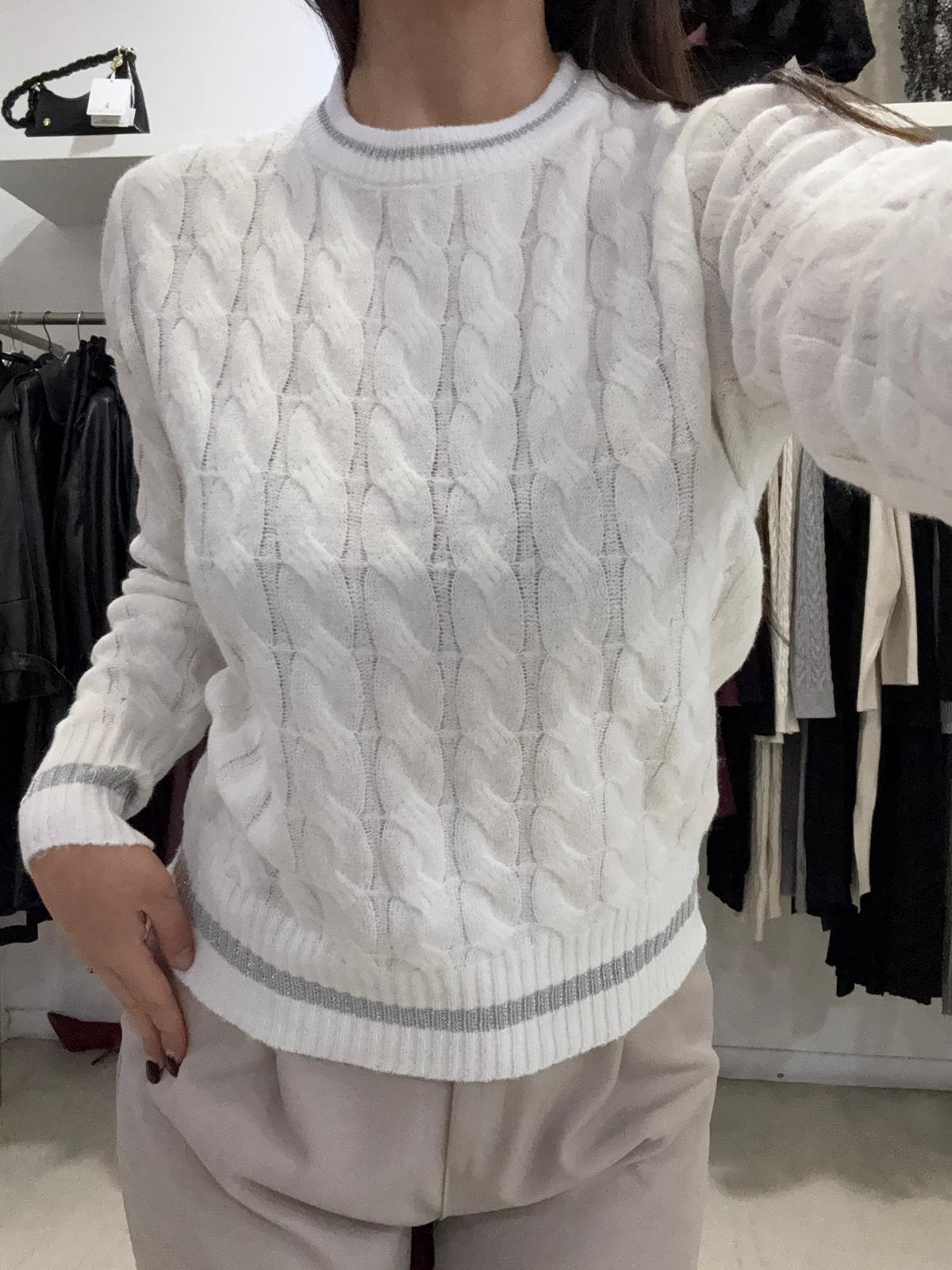 Maglia Lupetto con Lurex