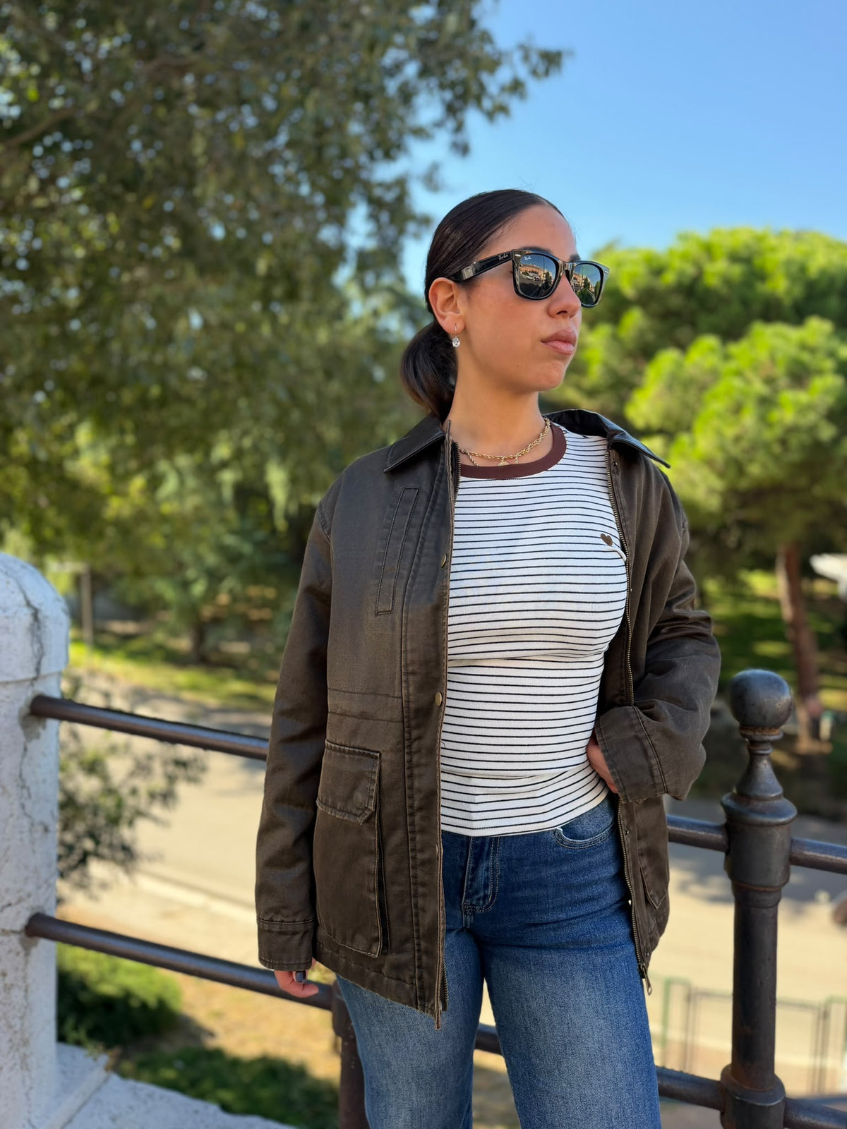 giubbotto cerato donna