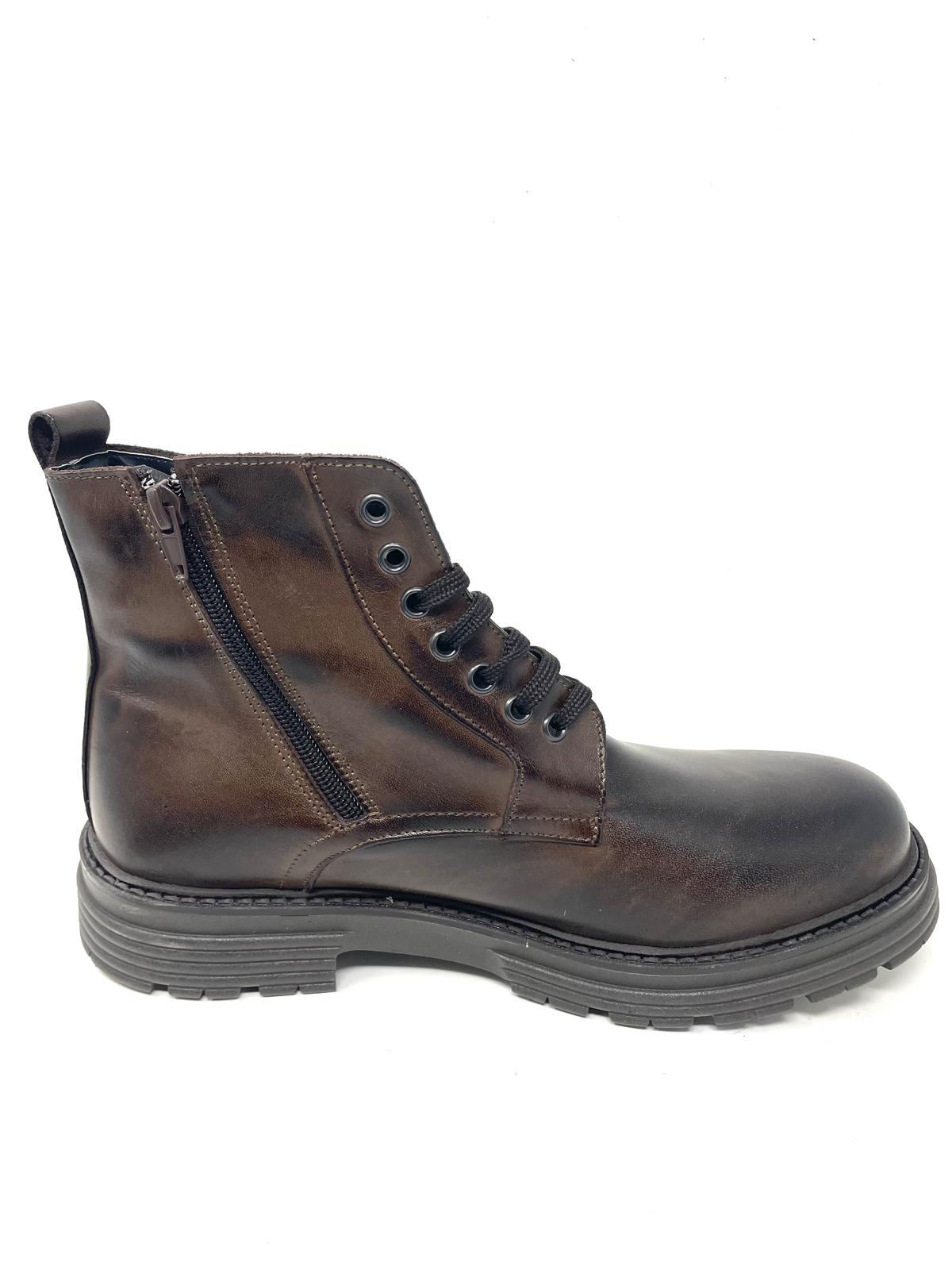 Anfibio Uomo in Vera Pelle Made in Italy – Zip e Fondo Alto Leggero