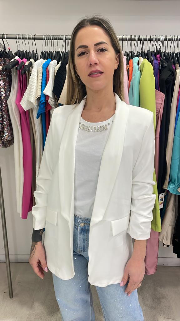 3/4 length blazer jacket
