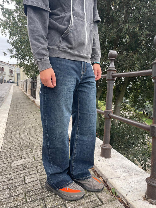 JEANS UOMO BAGGY SLAVATO