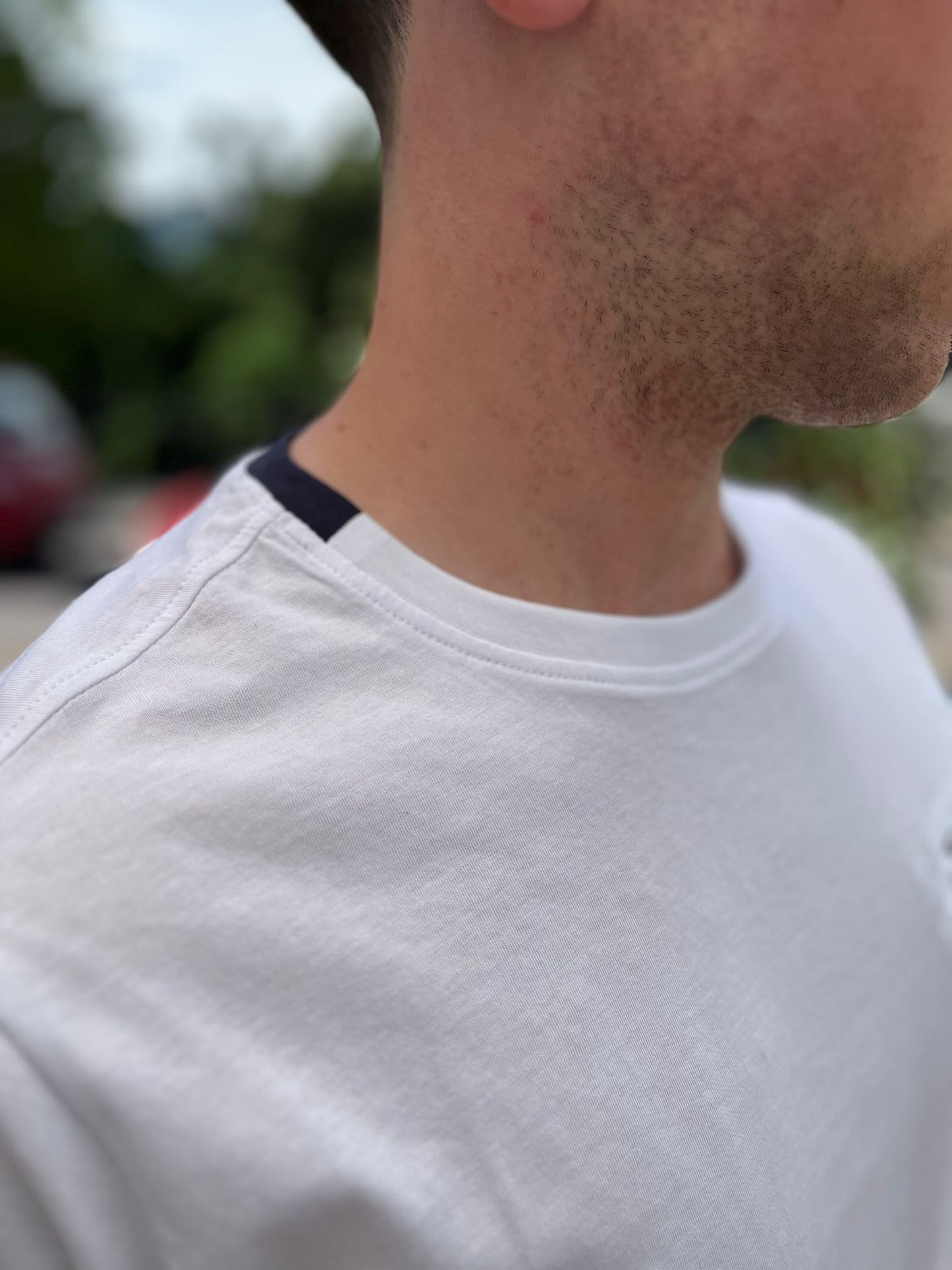 T-Shirt con Taschino a Quadretti Barberry – Uomo