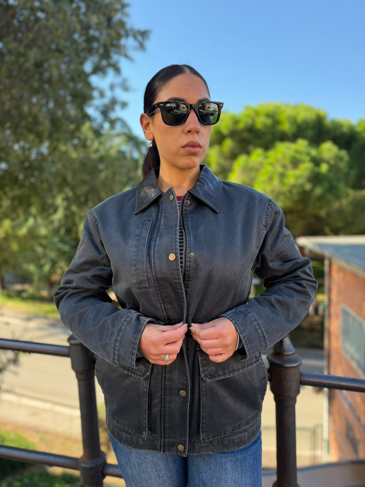giubbotto cerato donna