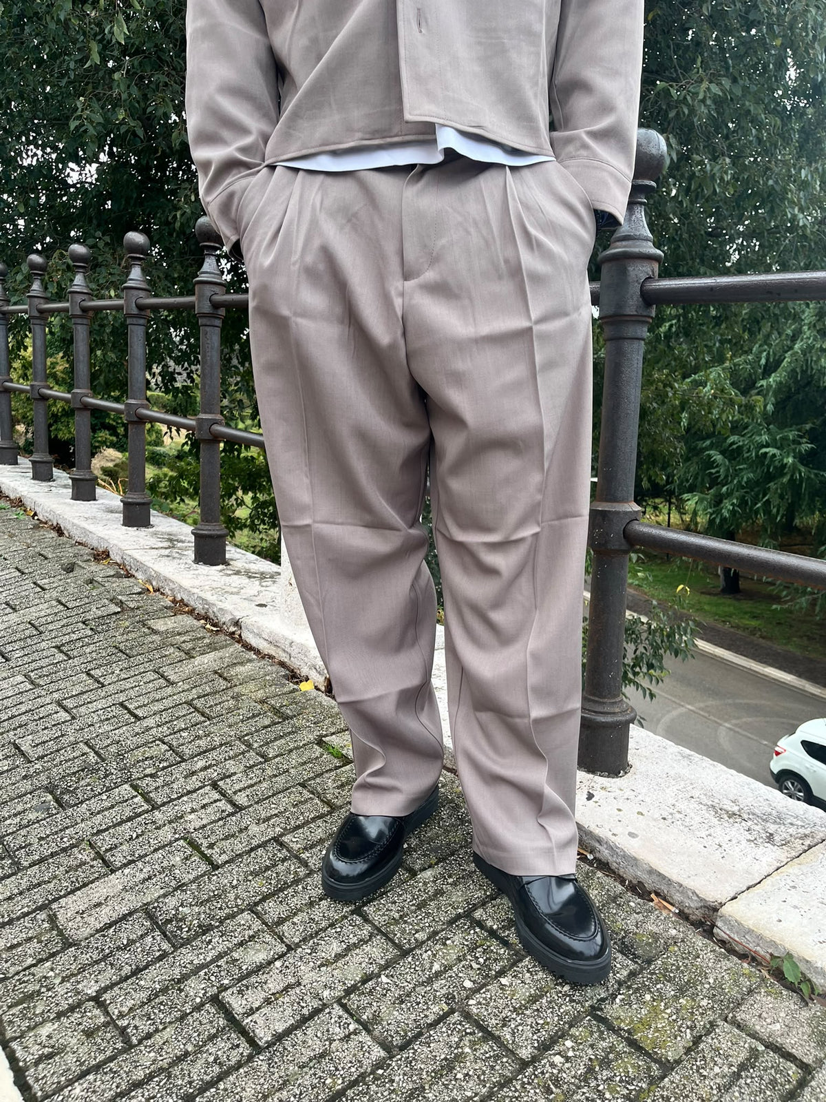 completo giacca e baggy