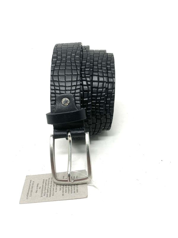Cintura pelle STAMPO made in italy