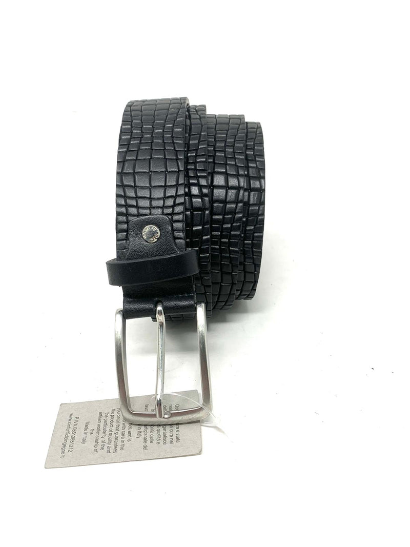 Cintura pelle STAMPO made in italy
