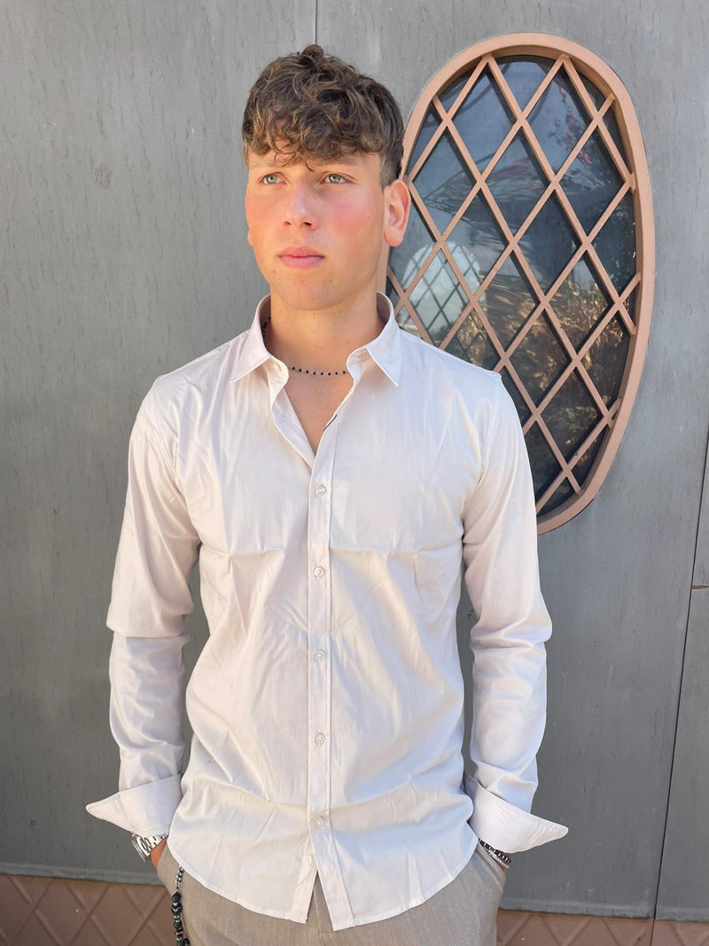 camicia uomo collo italiana slim fit regular