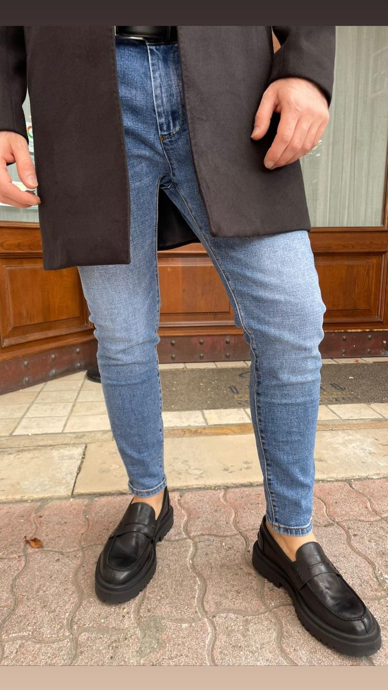 Jeans tasca america capri tessuto elasticizzato