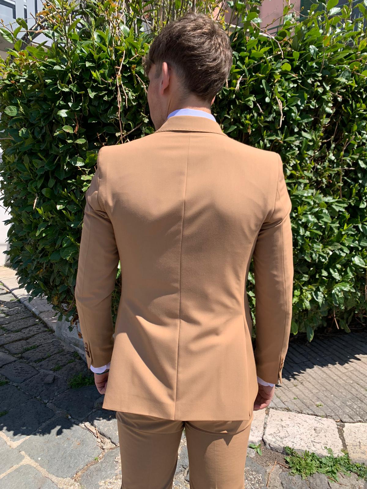 Complete men's suit S 17 Milan mod. PINEAPPLE jacket+trousers