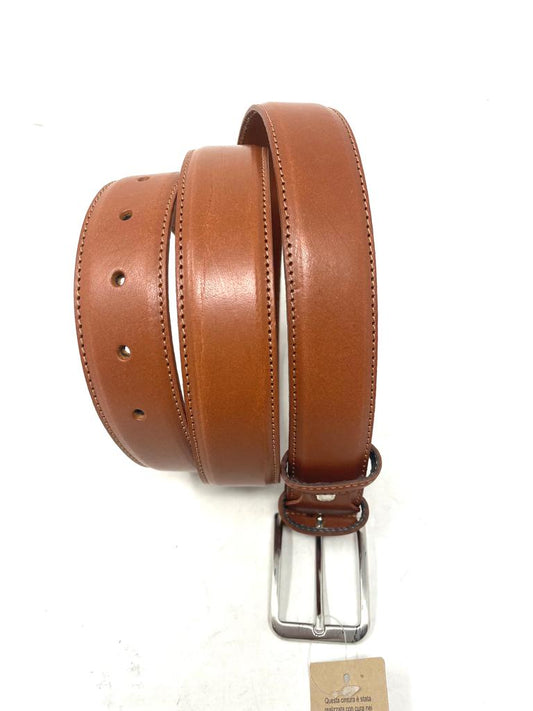 Genuine leather belt made in Italy