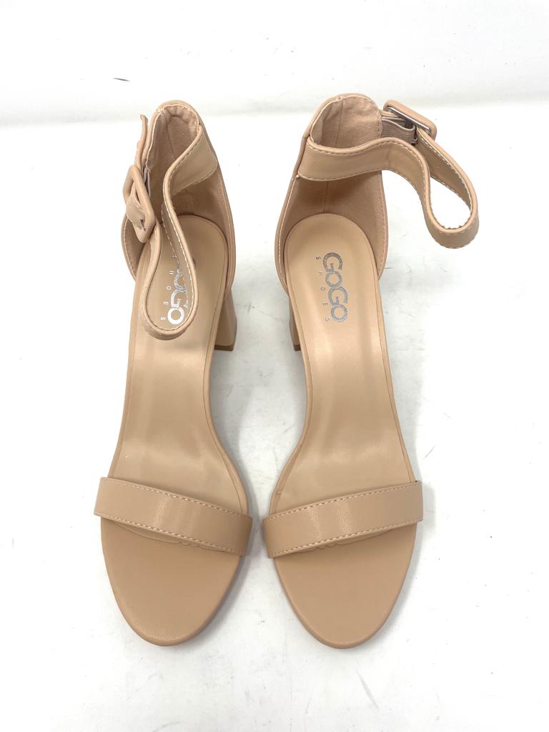 sandalo fascia ecopelle tacco  comodo 5 cm