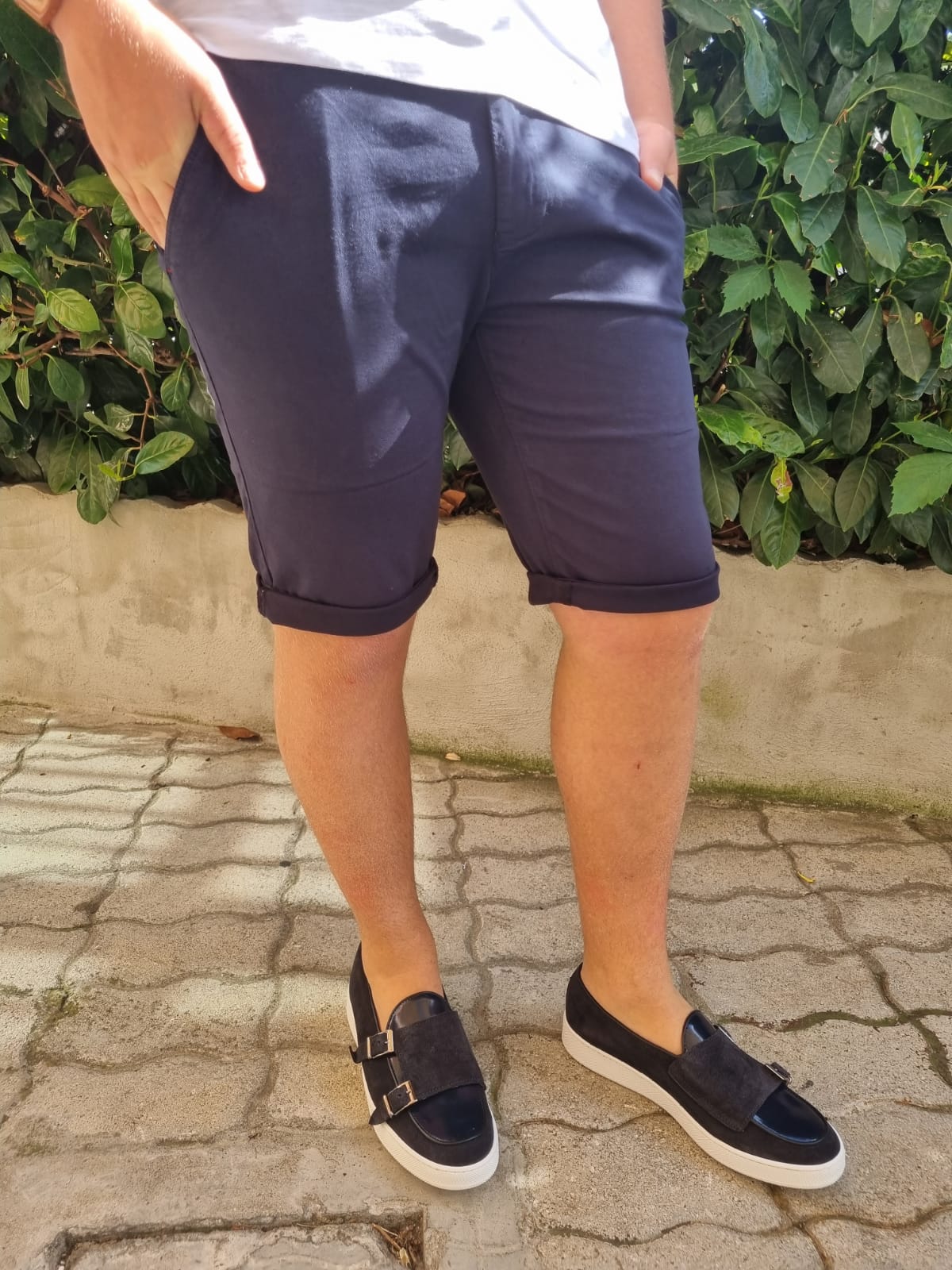 Bermuda uomo cotone tasca  america - Bibop Fashion