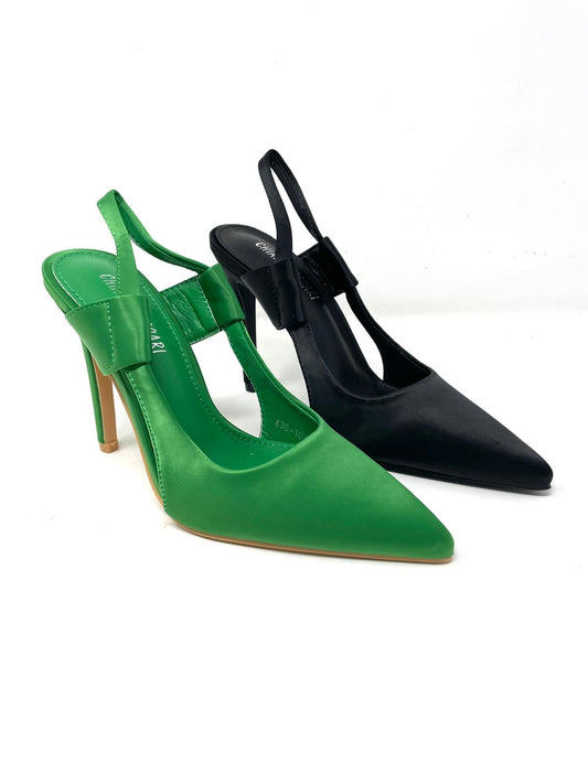 Women's pumps with opening