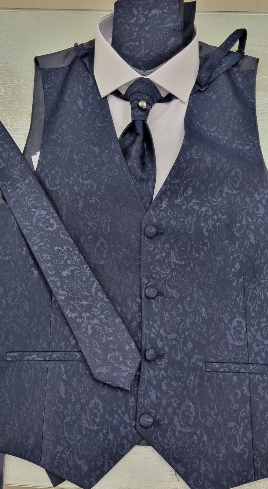 Matching men's formal waistcoat