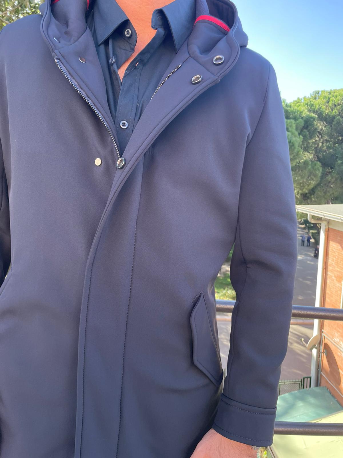 Giaccone cappotto S17 Milano mod Urali lungo con zip