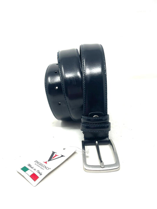 Cintura abrasivato vera pelle made in italy