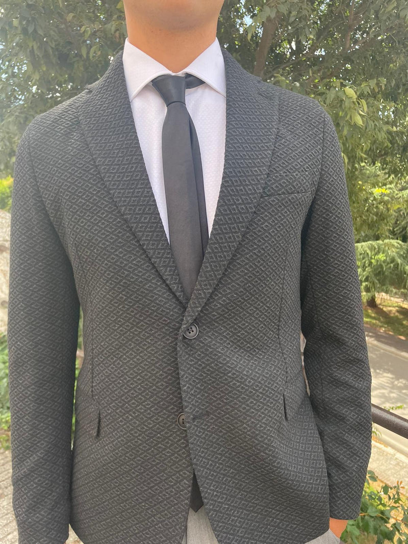 Giacca  micro-fantasia blazer doppio spacco mod. Spiceblend
S 17 Milano