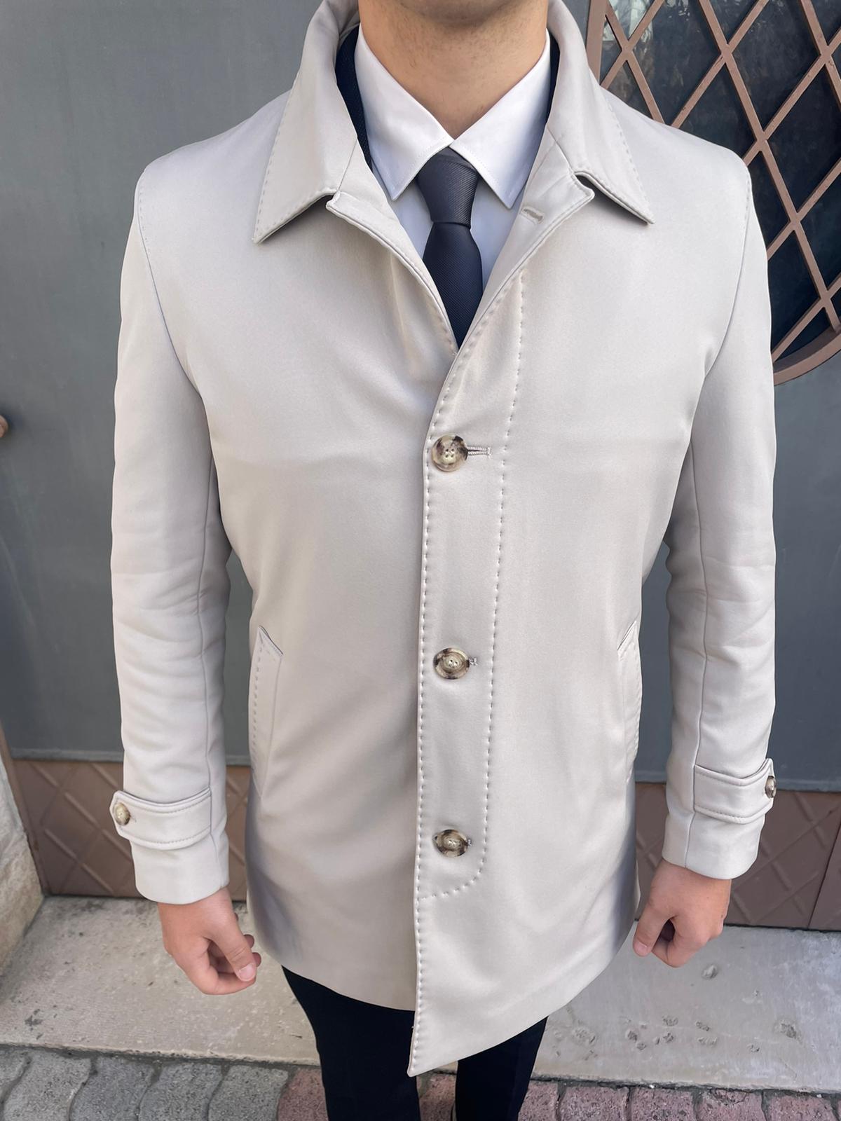 Cappottino giaccone Bois S17 Milano impunturato a mano