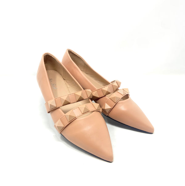 Ballerina donna con borchie opache modello V. - Bibop Fashion