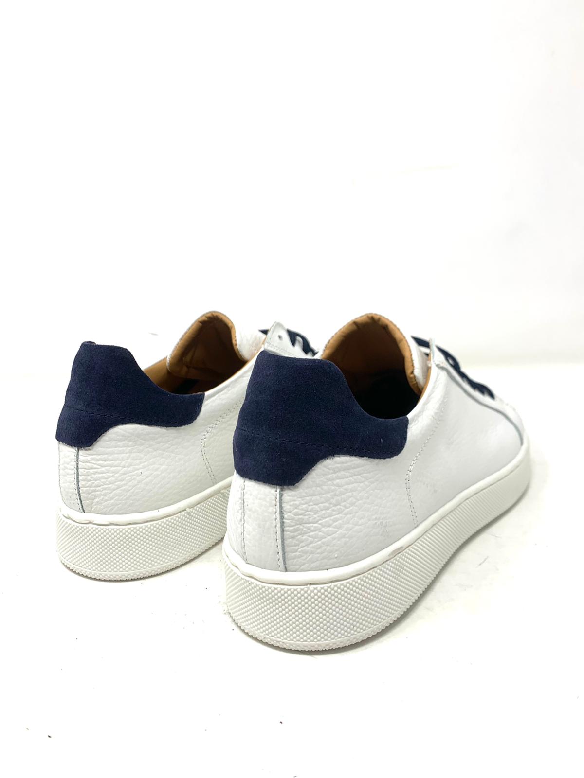 Sneakers modello Pisa vera pelle bottalata MADE IN ITALY