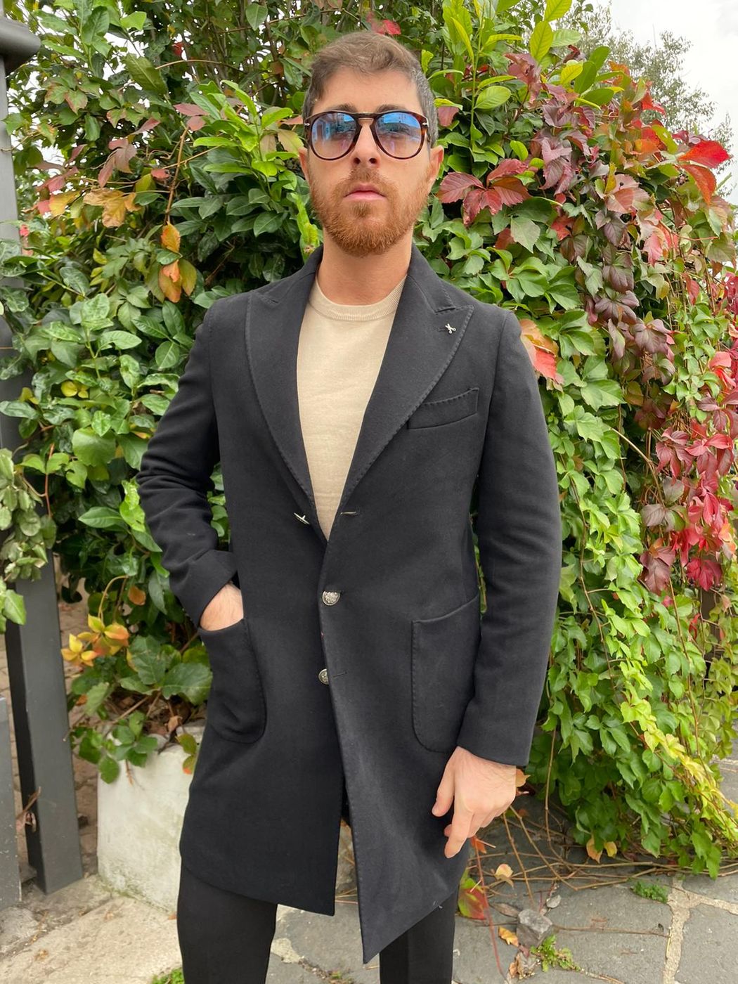 Cappotto monopetto bott.brunito Alpi